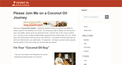 Desktop Screenshot of coconut-oil-central.com